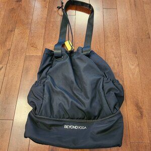 Beyond Yoga convertible gym bag in black